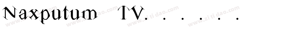 Naxputum TV字体转换
